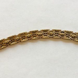 vintage BRACELET 8k gold 7.5” 15.6g